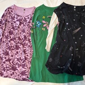 3 Tea Brand Girls Dresses size 8